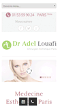 Mobile Screenshot of chirurgien-esthetiqueparis.com